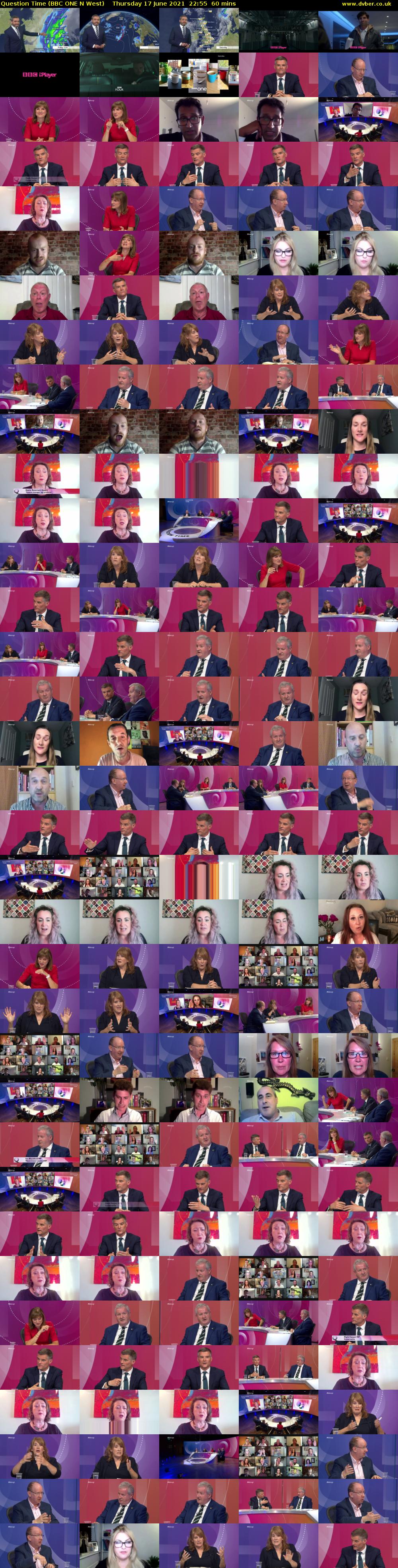 Question Time (BBC ONE N West) Thursday 17 June 2021 22:55 - 23:55