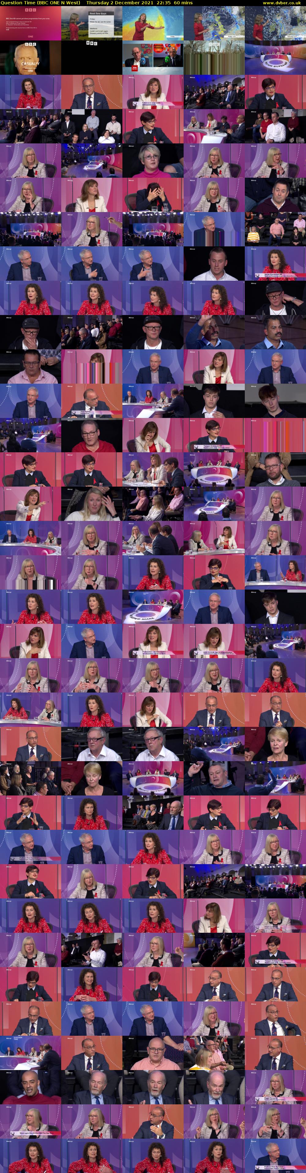 Question Time (BBC ONE N West) Thursday 2 December 2021 22:35 - 23:35