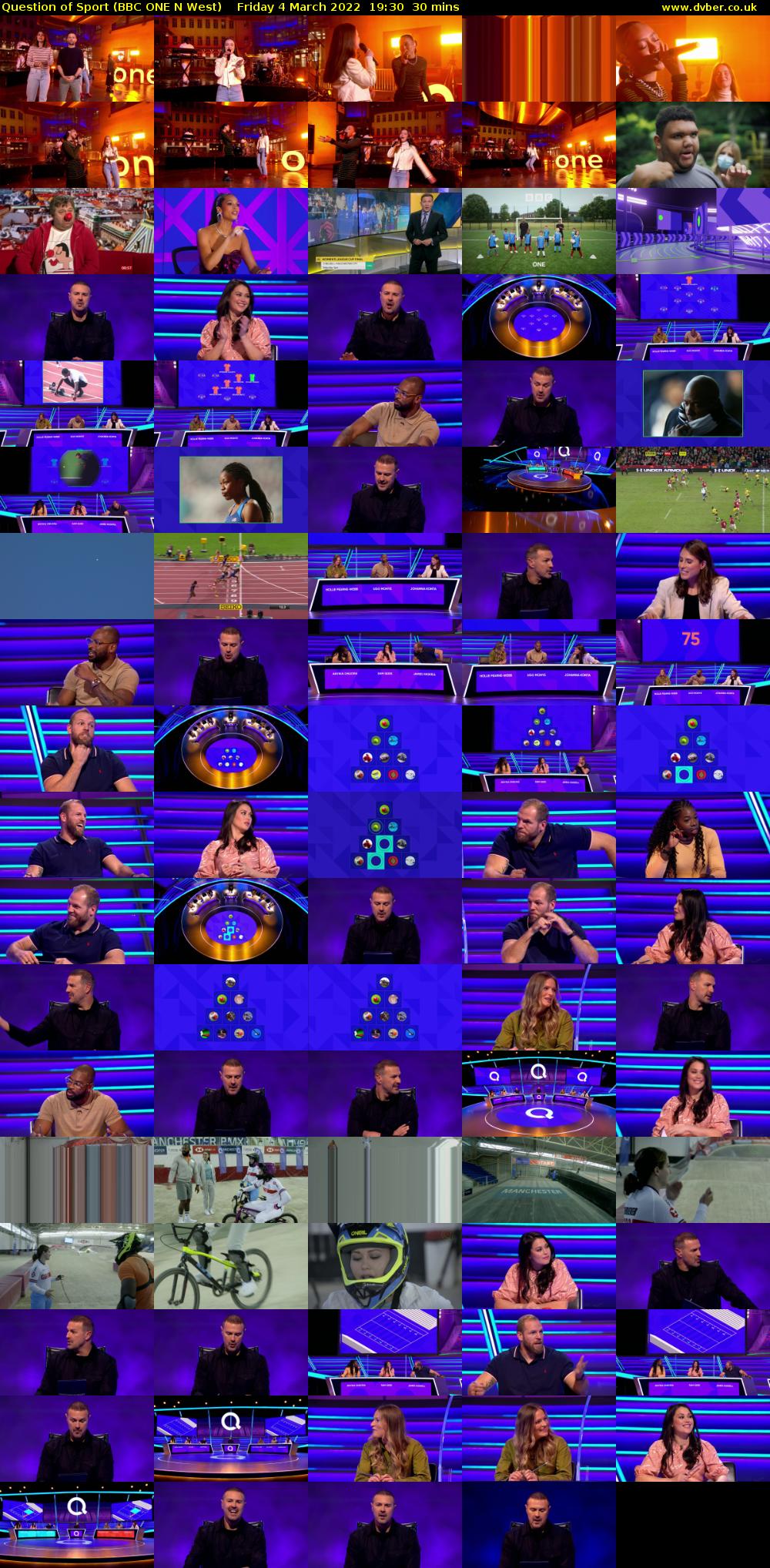 Question of Sport (BBC ONE N West) Friday 4 March 2022 19:30 - 20:00