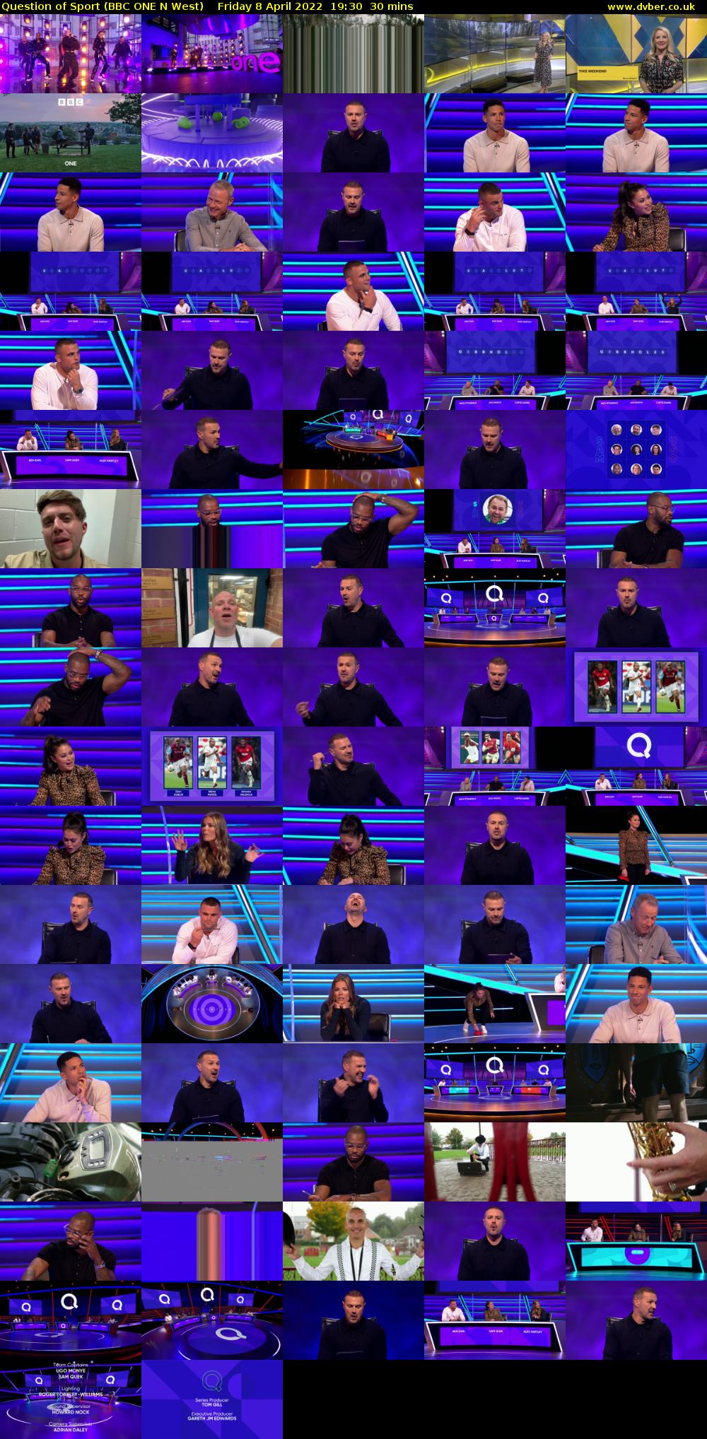 Question of Sport (BBC ONE N West) Friday 8 April 2022 19:30 - 20:00