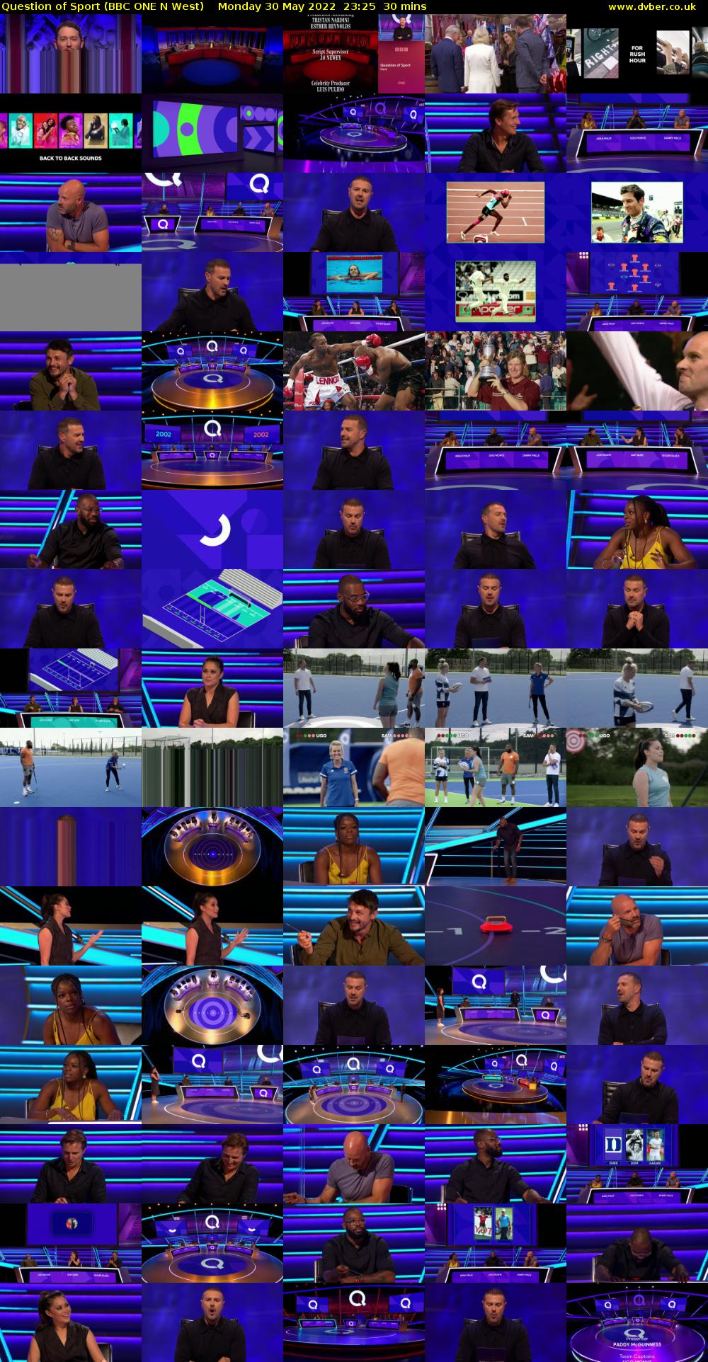 Question of Sport (BBC ONE N West) Monday 30 May 2022 23:25 - 23:55