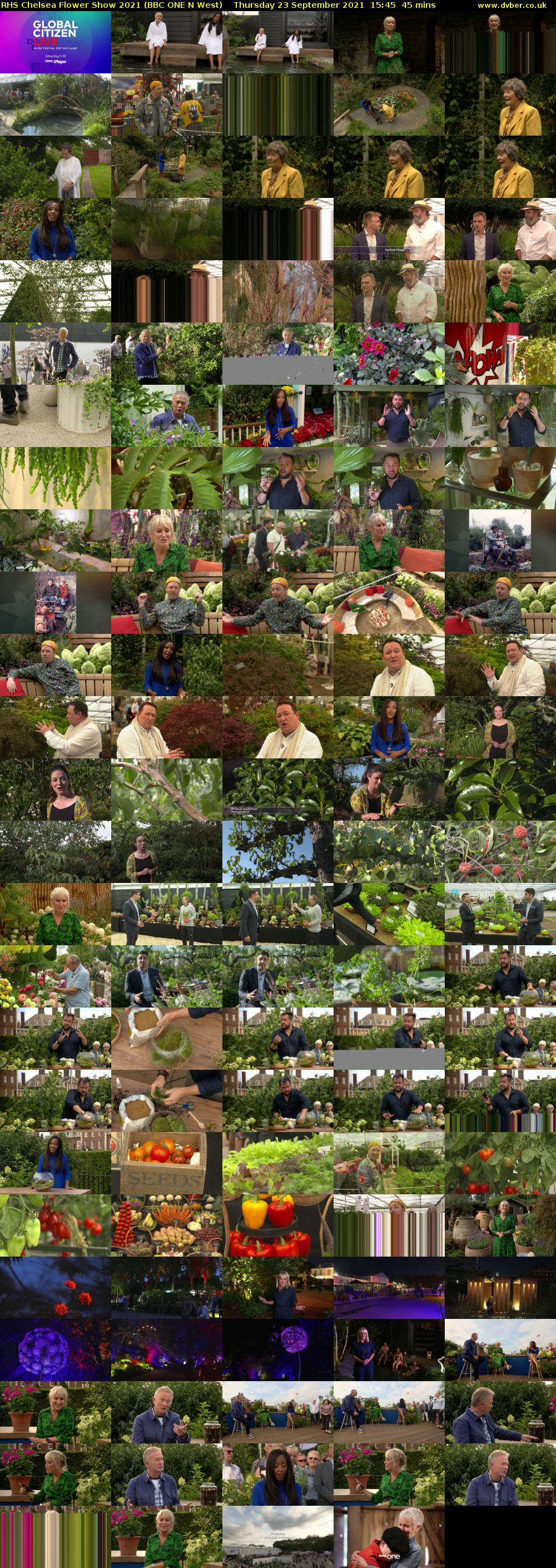 RHS Chelsea Flower Show 2021 (BBC ONE N West) Thursday 23 September 2021 15:45 - 16:30