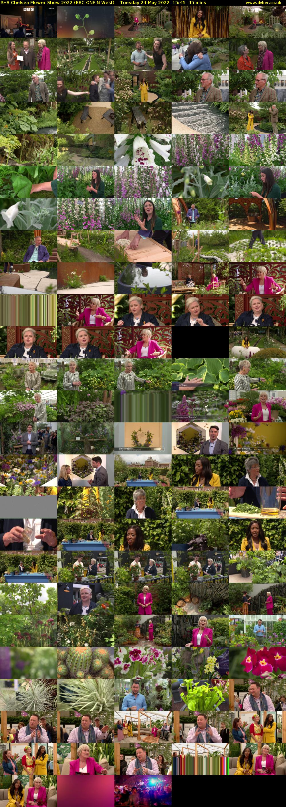 RHS Chelsea Flower Show 2022 (BBC ONE N West) Tuesday 24 May 2022 15:45 - 16:30