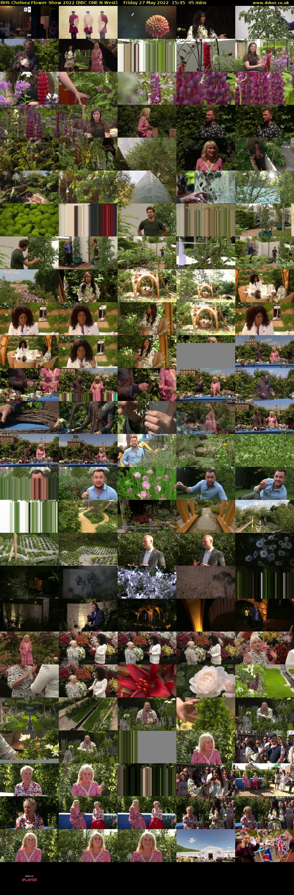 RHS Chelsea Flower Show 2022 (BBC ONE N West) Friday 27 May 2022 15:45 - 16:30