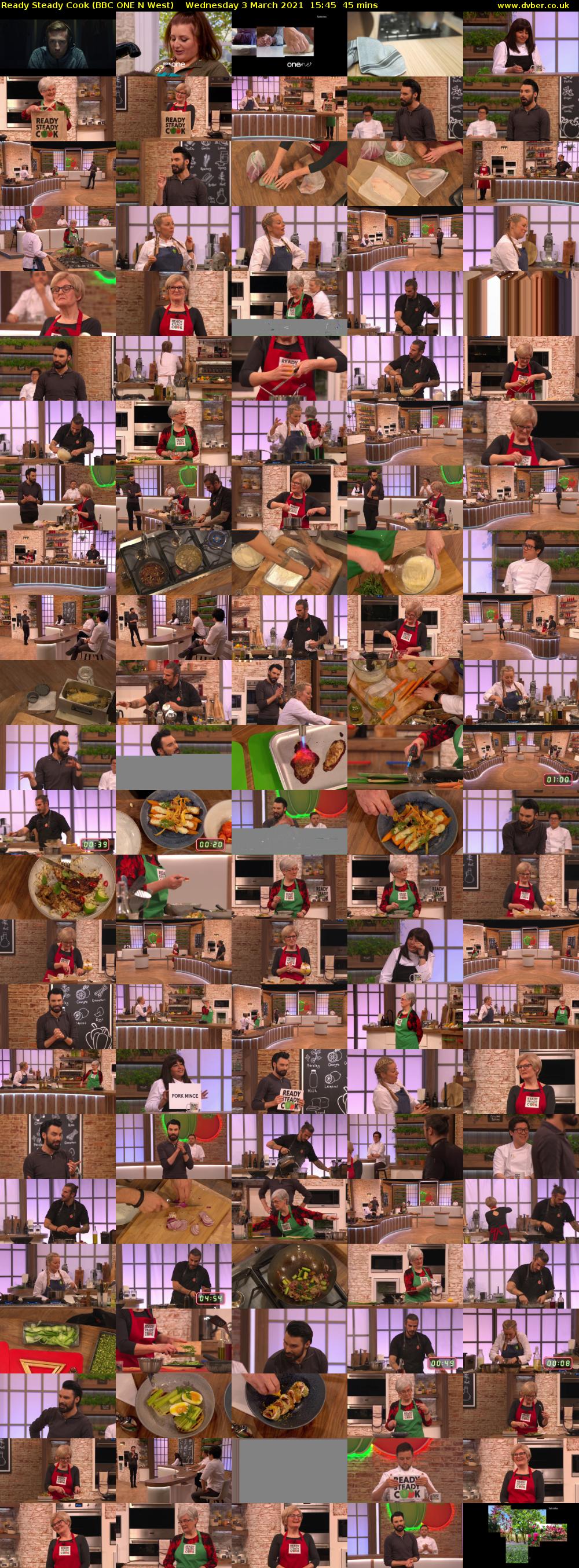 Ready Steady Cook (BBC ONE N West) Wednesday 3 March 2021 15:45 - 16:30