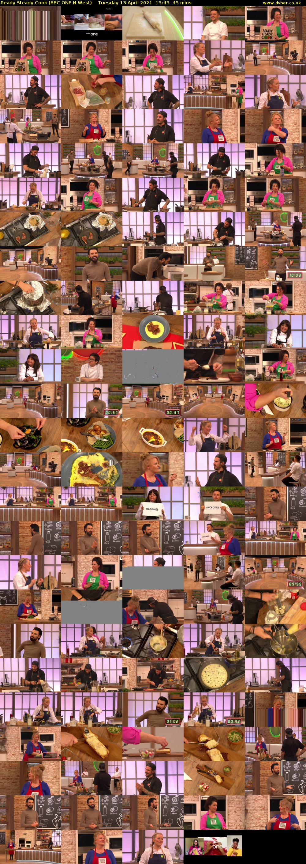 Ready Steady Cook (BBC ONE N West) Tuesday 13 April 2021 15:45 - 16:30