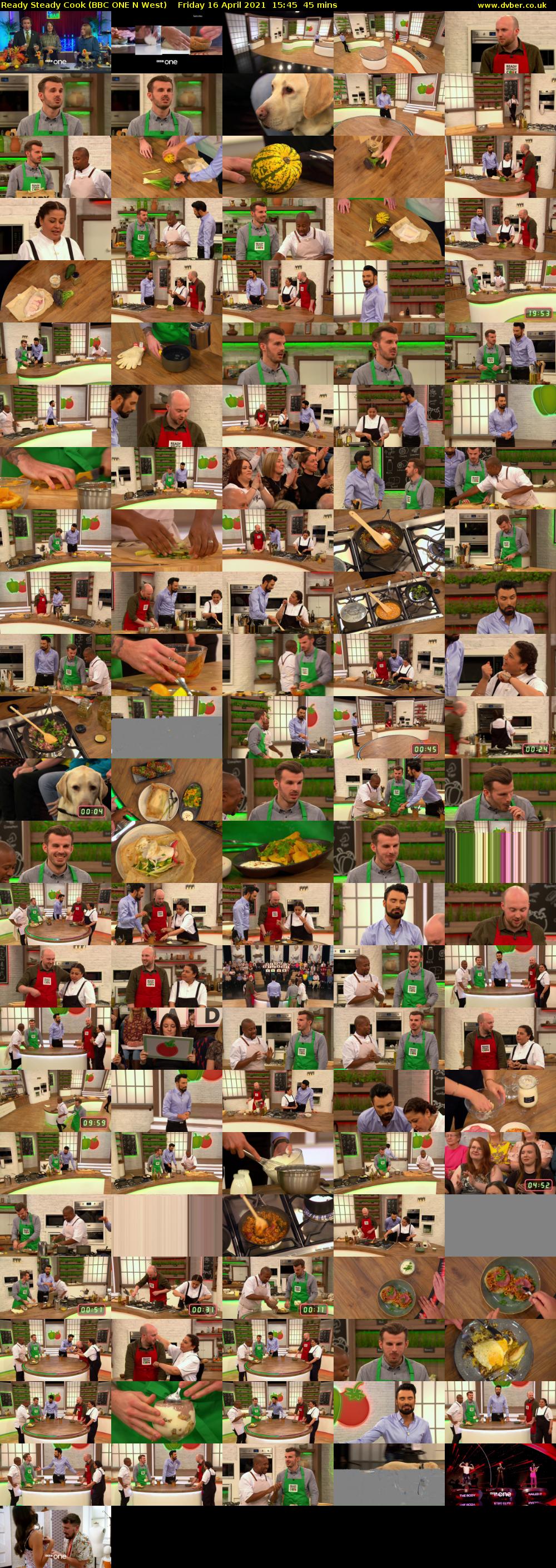 Ready Steady Cook (BBC ONE N West) Friday 16 April 2021 15:45 - 16:30
