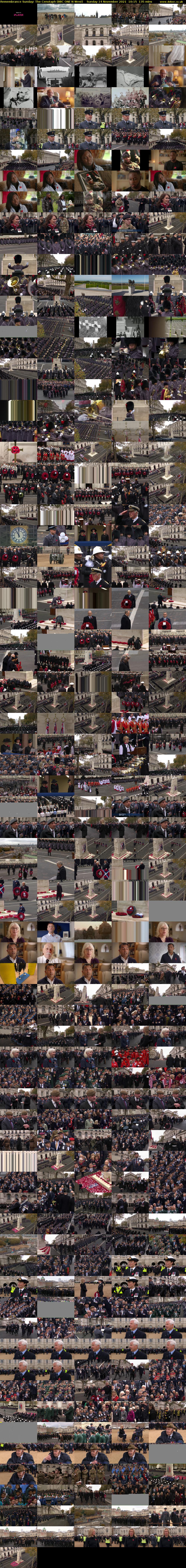 Remembrance Sunday: The Cenotaph (BBC ONE N West) Sunday 14 November 2021 10:15 - 12:30