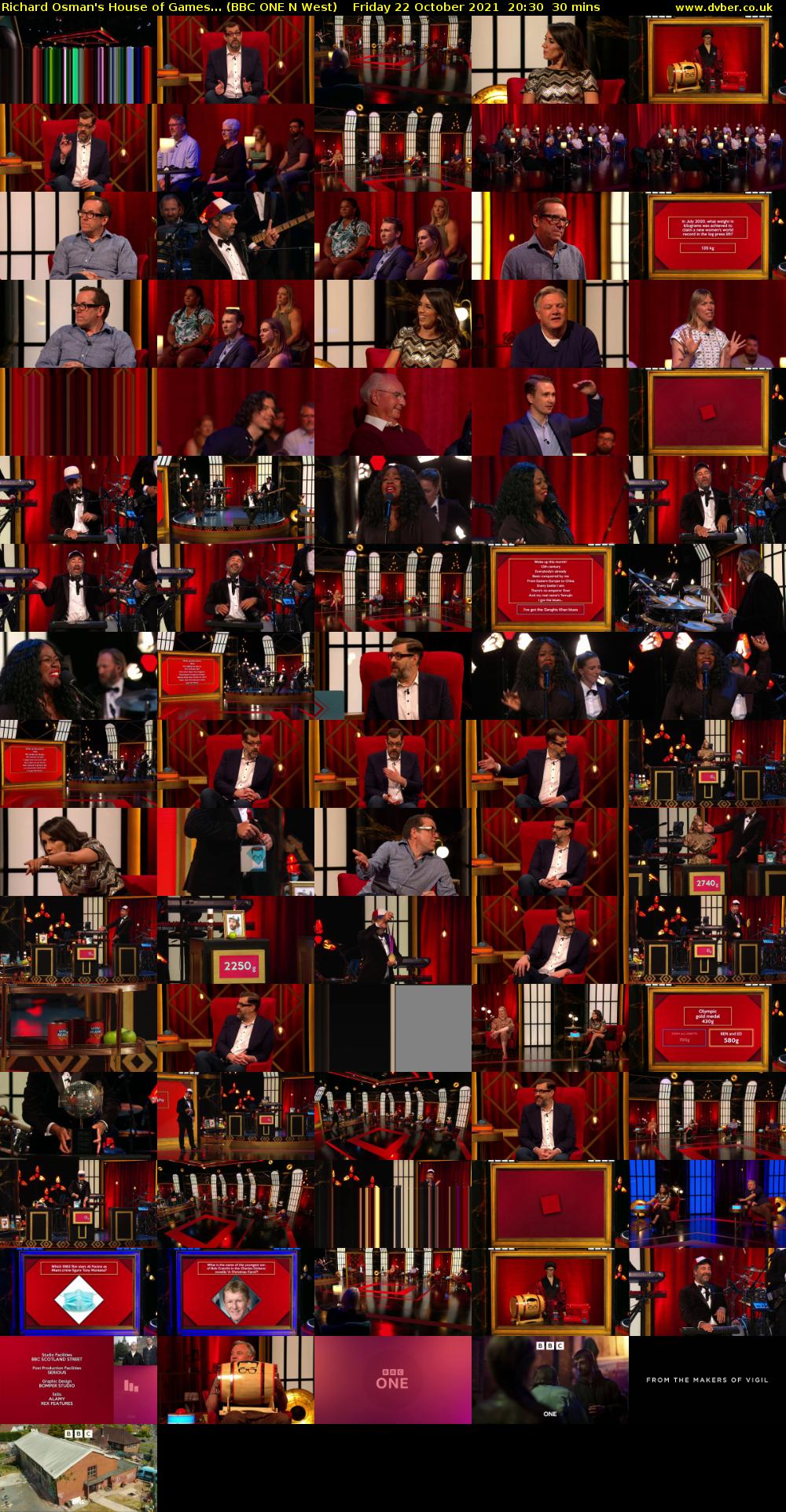 Richard Osman's House of Games... (BBC ONE N West) Friday 22 October 2021 20:30 - 21:00