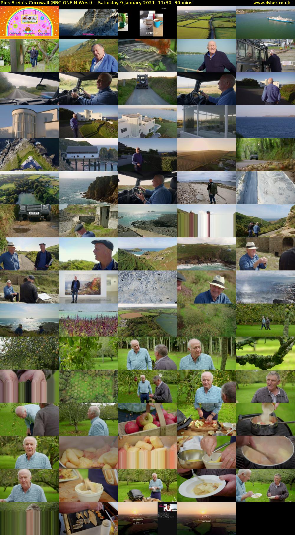 Rick Stein's Cornwall (BBC ONE N West) Saturday 9 January 2021 11:30 - 12:00