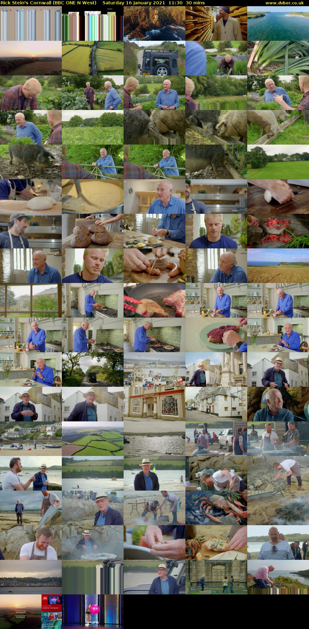Rick Stein's Cornwall (BBC ONE N West) Saturday 16 January 2021 11:30 - 12:00