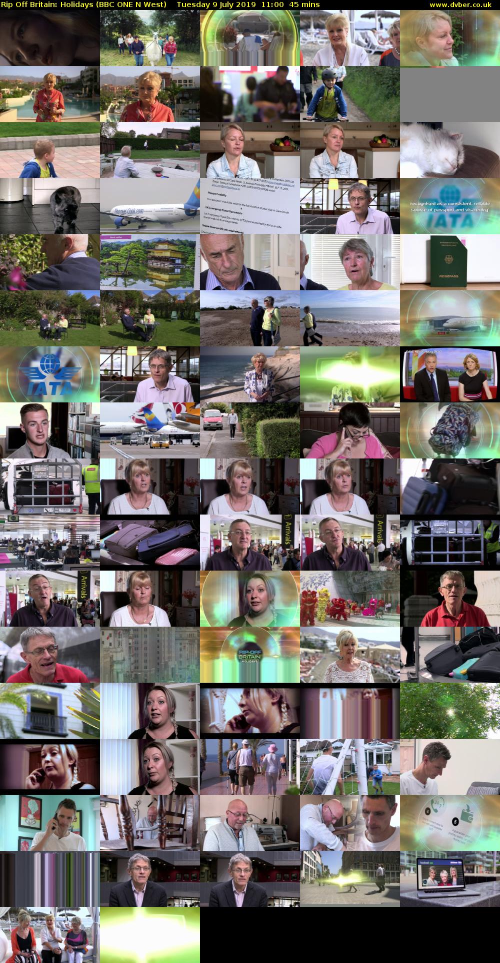 Rip Off Britain: Holidays (BBC ONE N West) Tuesday 9 July 2019 11:00 - 11:45