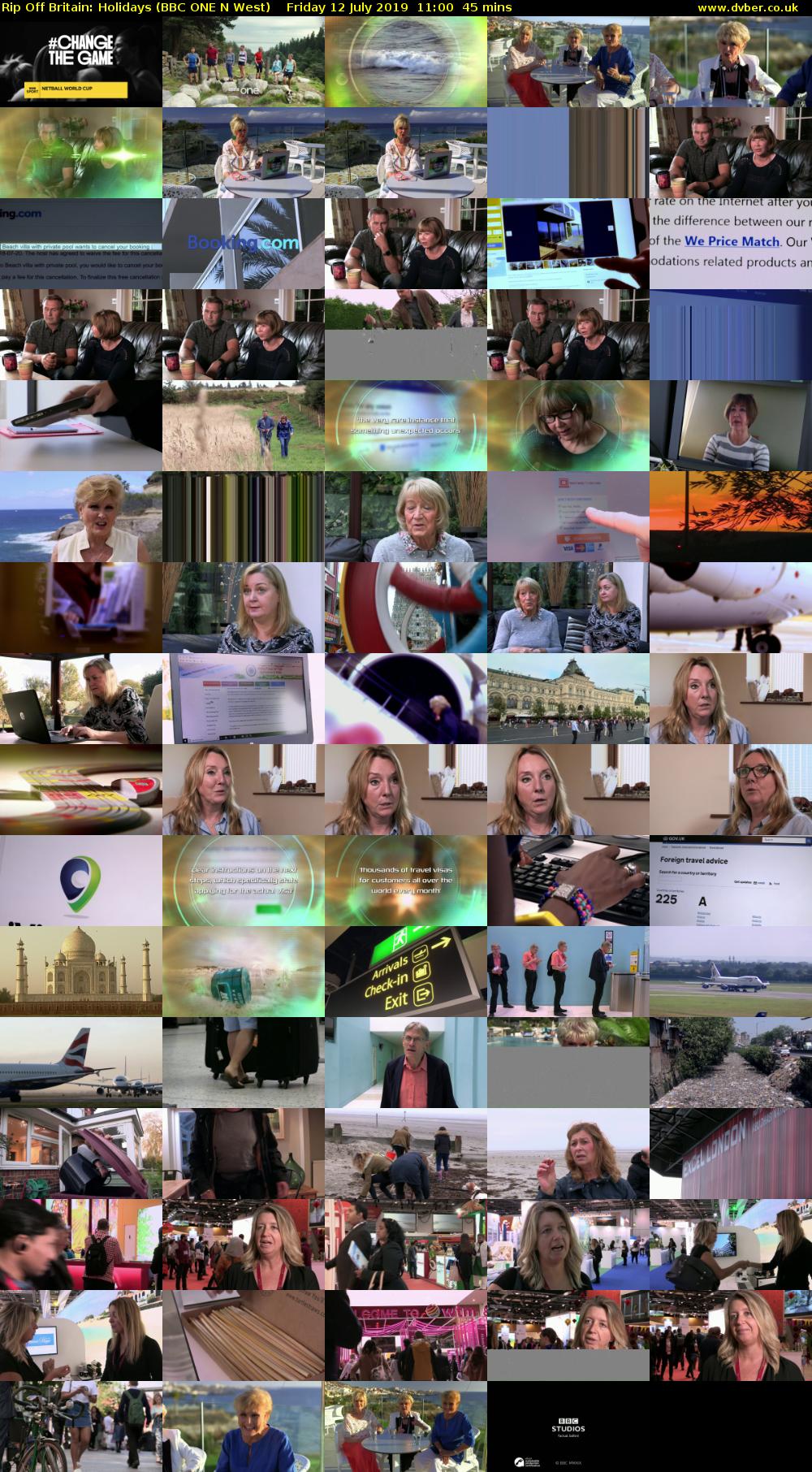 Rip Off Britain: Holidays (BBC ONE N West) Friday 12 July 2019 11:00 - 11:45