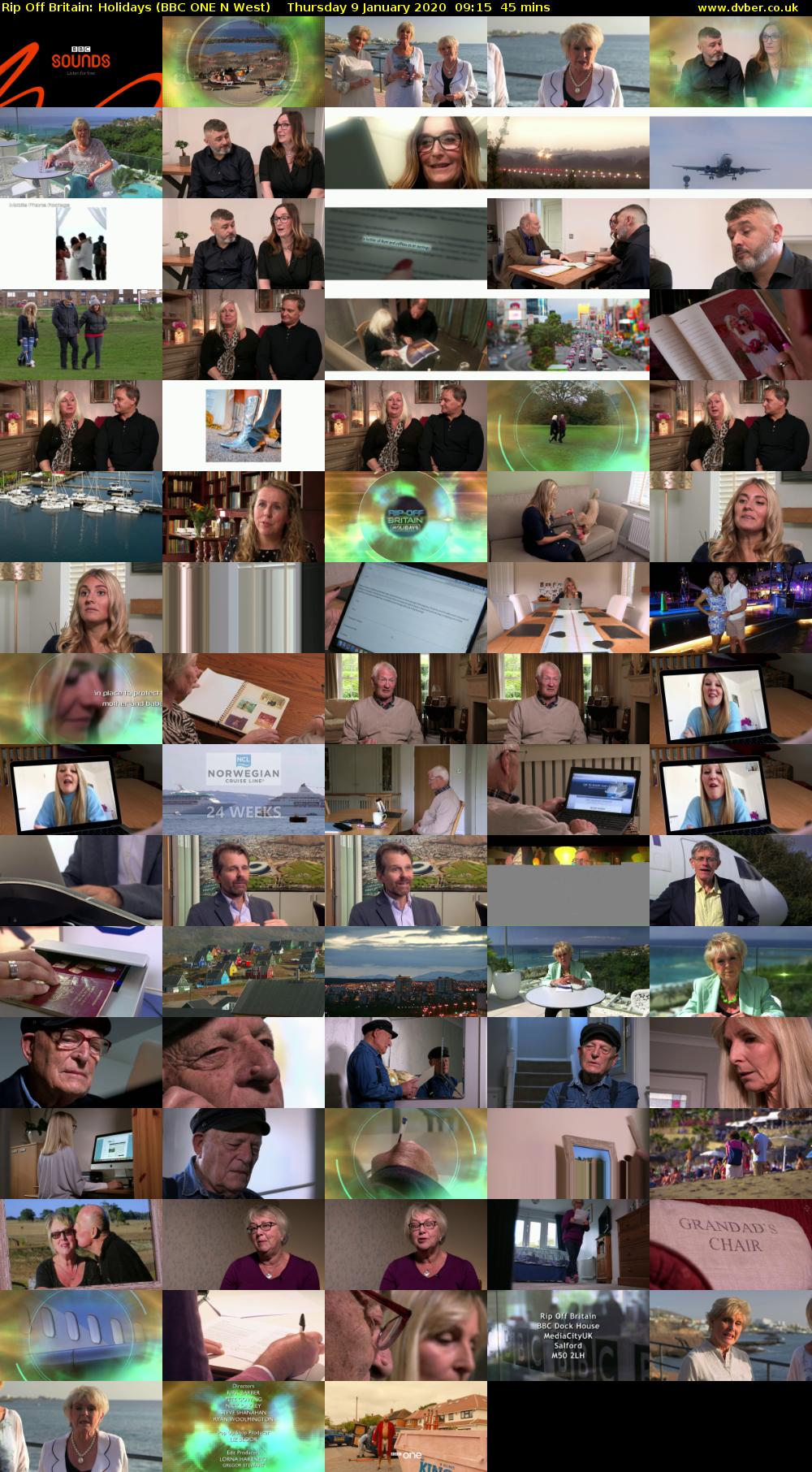 Rip Off Britain: Holidays (BBC ONE N West) Thursday 9 January 2020 09:15 - 10:00
