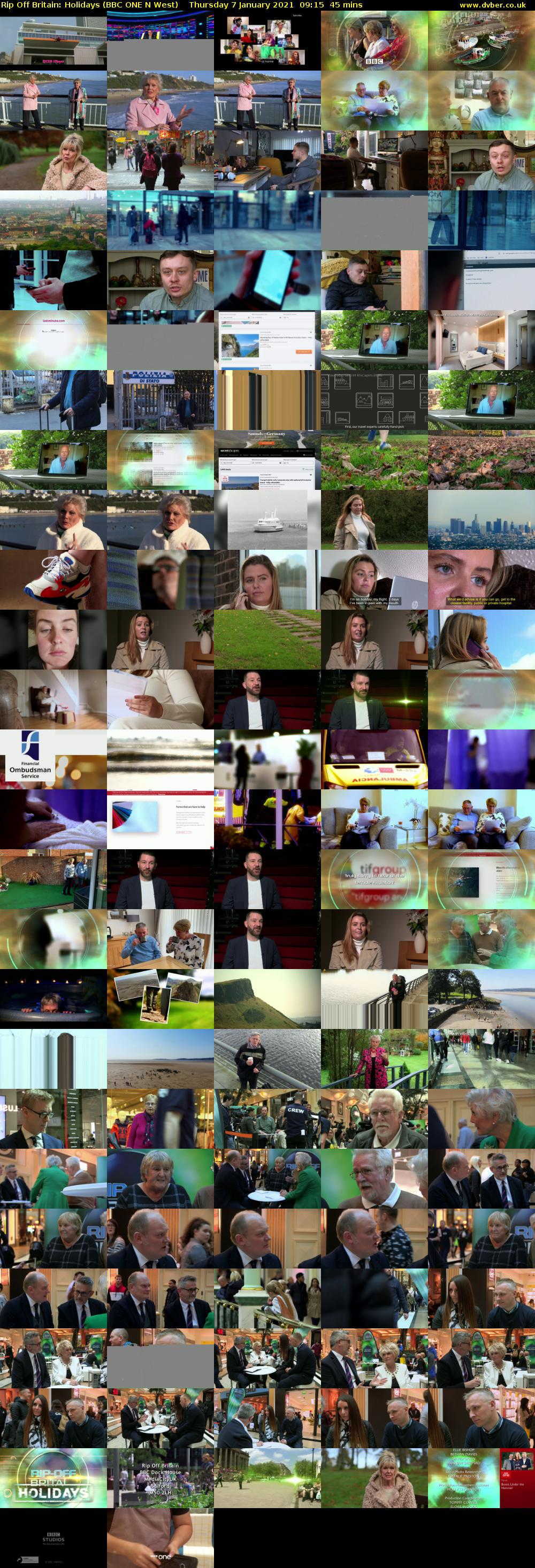 Rip Off Britain: Holidays (BBC ONE N West) Thursday 7 January 2021 09:15 - 10:00