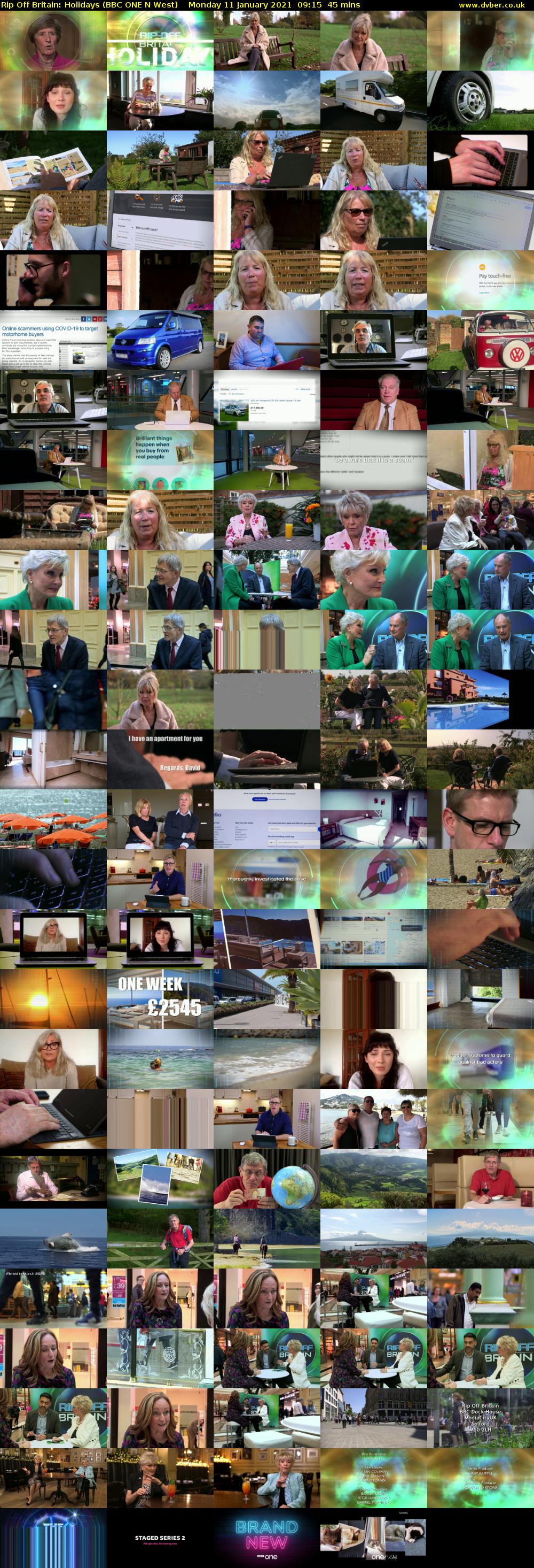 Rip Off Britain: Holidays (BBC ONE N West) Monday 11 January 2021 09:15 - 10:00
