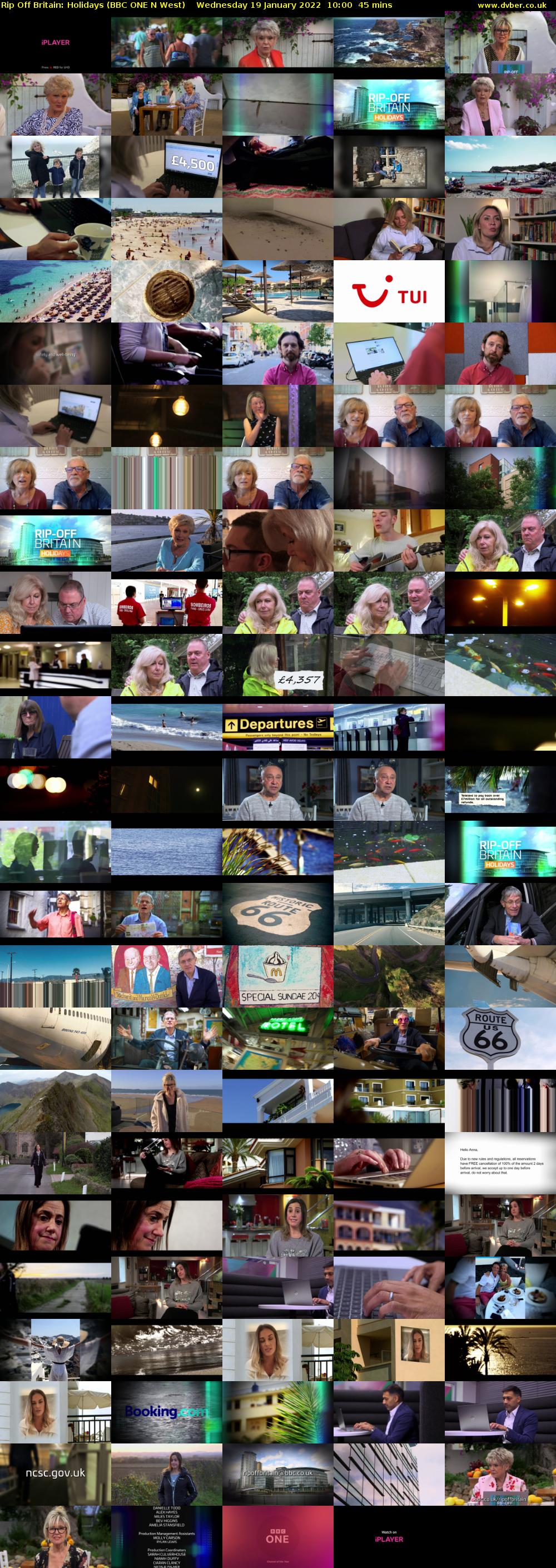 Rip Off Britain: Holidays (BBC ONE N West) Wednesday 19 January 2022 10:00 - 10:45
