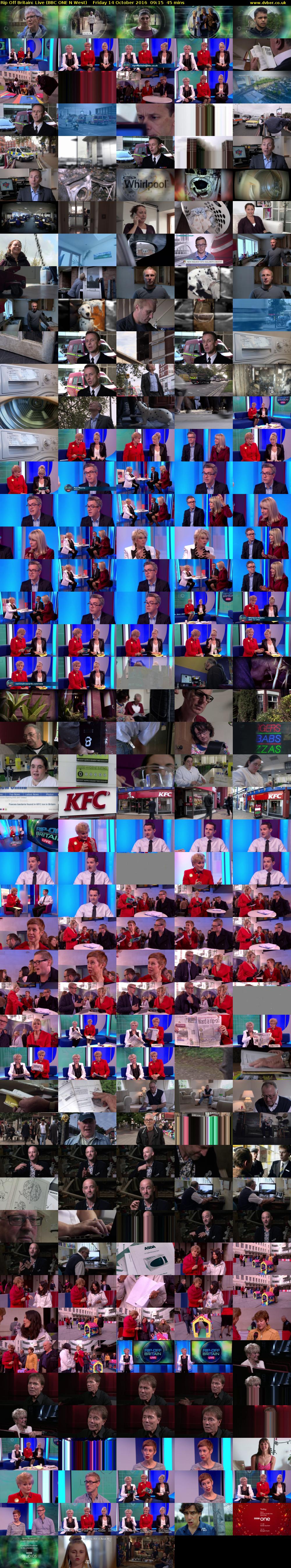 Rip Off Britain: Live (BBC ONE N West) Friday 14 October 2016 09:15 - 10:00