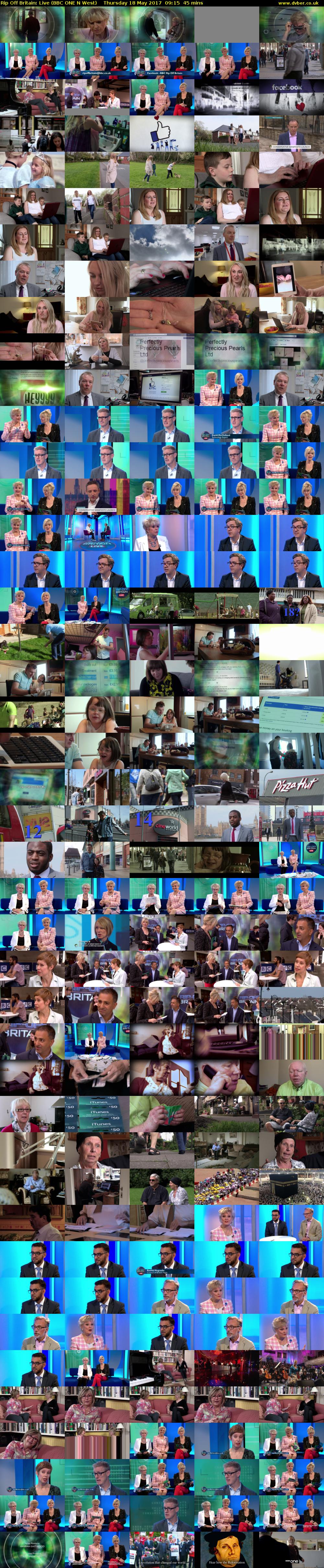 Rip Off Britain: Live (BBC ONE N West) Thursday 18 May 2017 09:15 - 10:00
