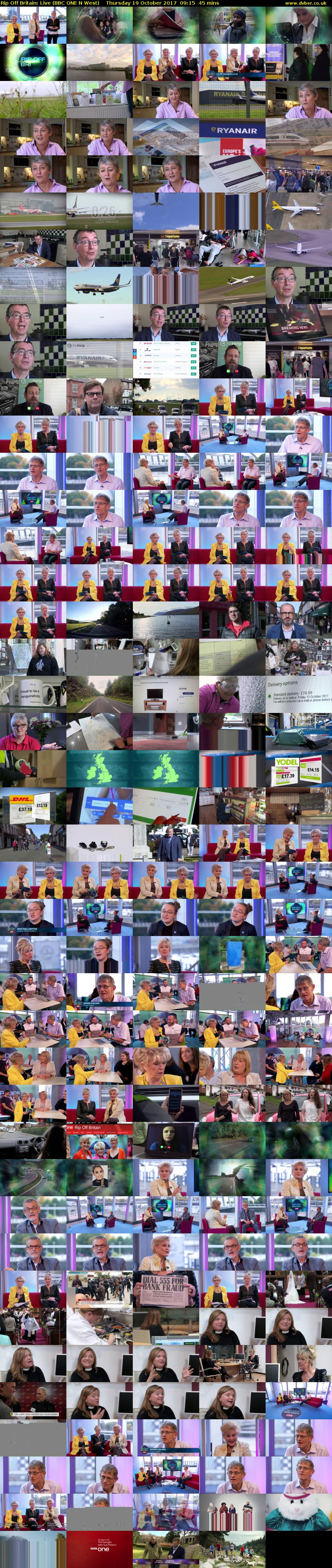 Rip Off Britain: Live (BBC ONE N West) Thursday 19 October 2017 09:15 - 10:00