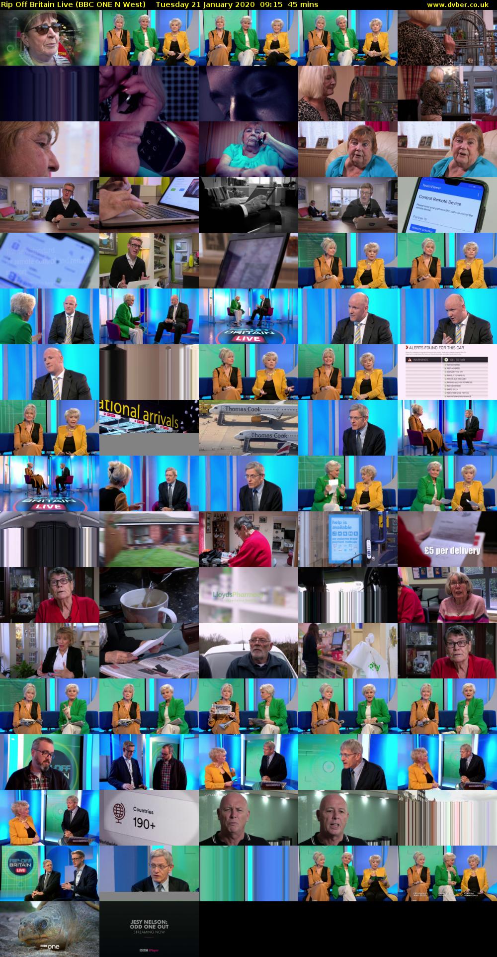 Rip Off Britain Live (BBC ONE N West) Tuesday 21 January 2020 09:15 - 10:00