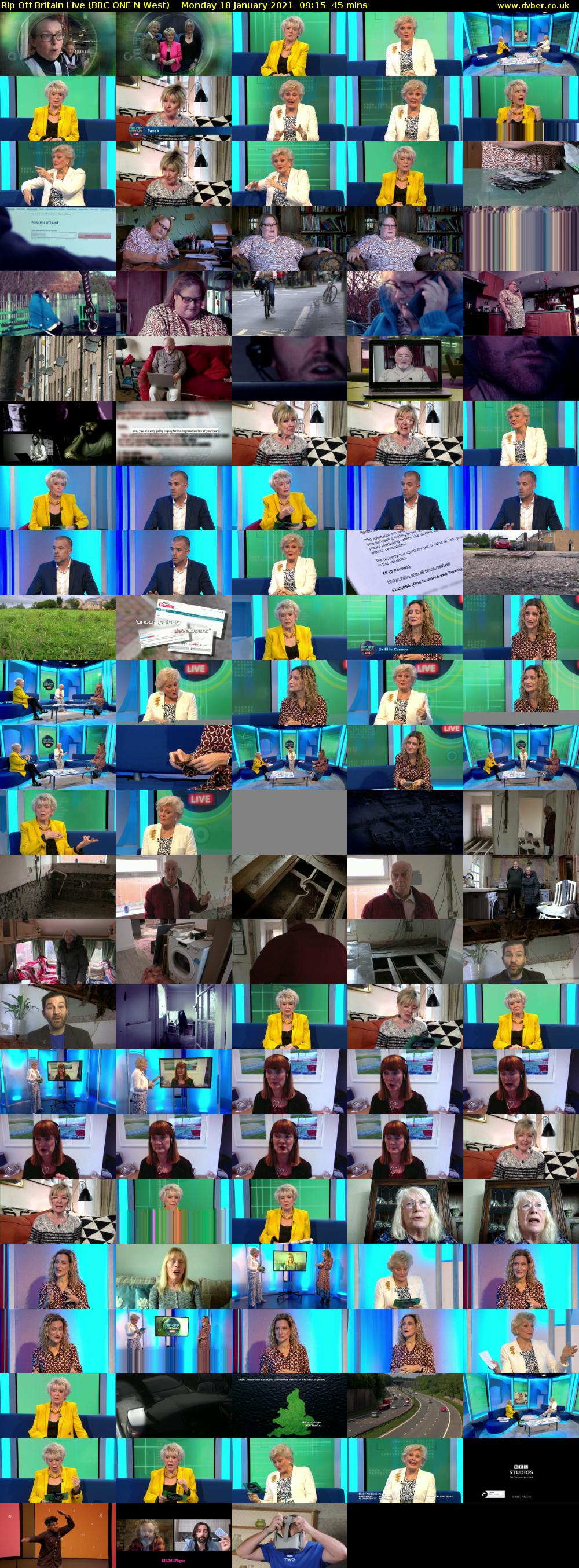 Rip Off Britain Live (BBC ONE N West) Monday 18 January 2021 09:15 - 10:00