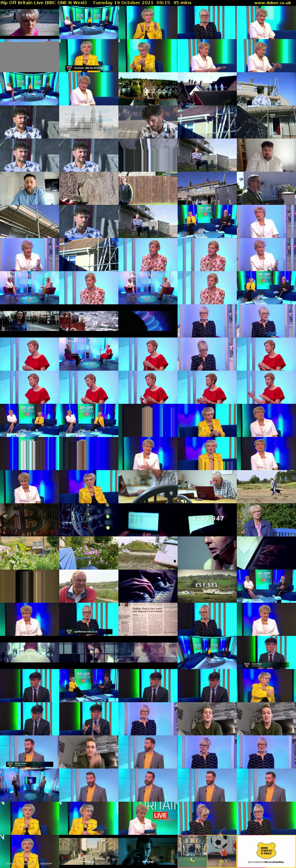 Rip Off Britain Live (BBC ONE N West) Tuesday 19 October 2021 09:15 - 10:00