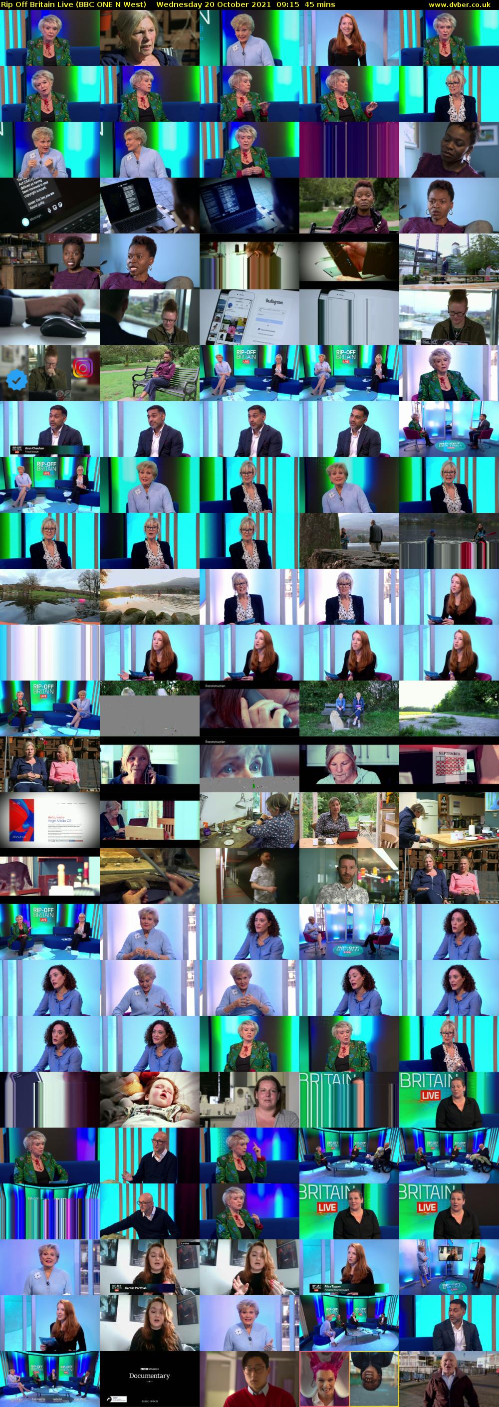 Rip Off Britain Live (BBC ONE N West) Wednesday 20 October 2021 09:15 - 10:00
