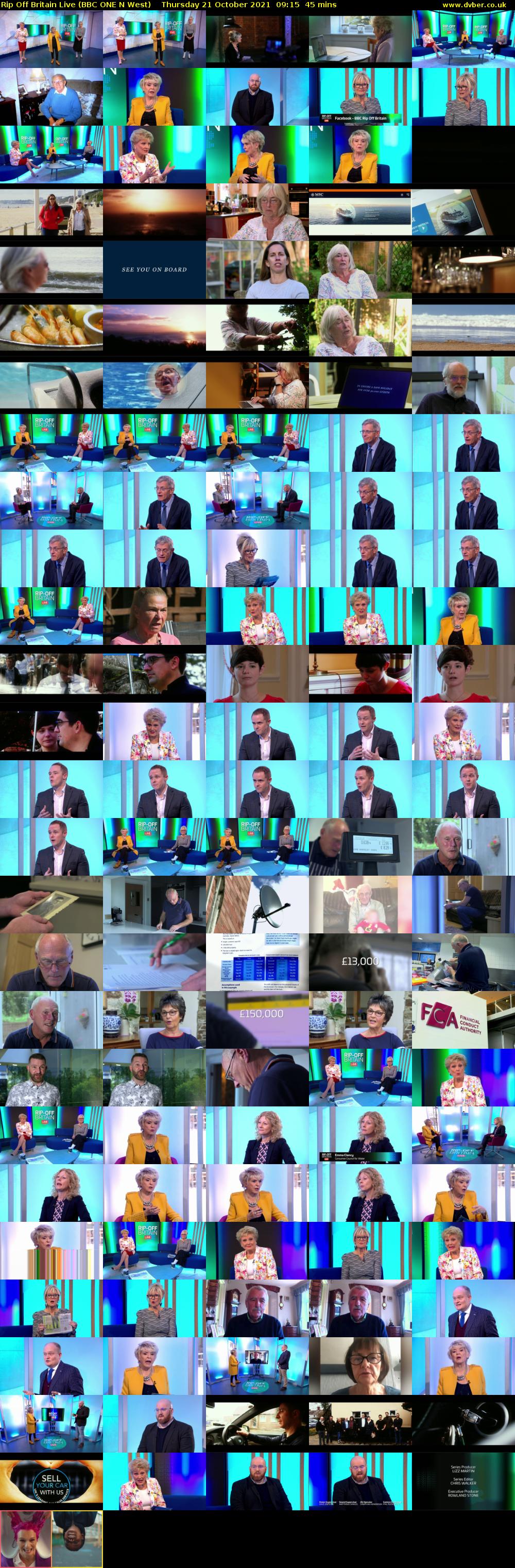 Rip Off Britain Live (BBC ONE N West) Thursday 21 October 2021 09:15 - 10:00