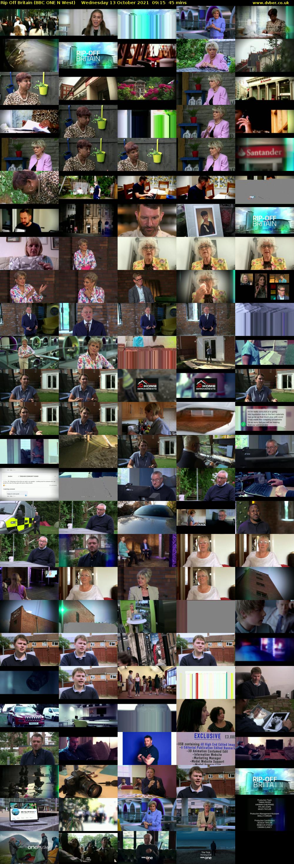 Rip Off Britain (BBC ONE N West) Wednesday 13 October 2021 09:15 - 10:00