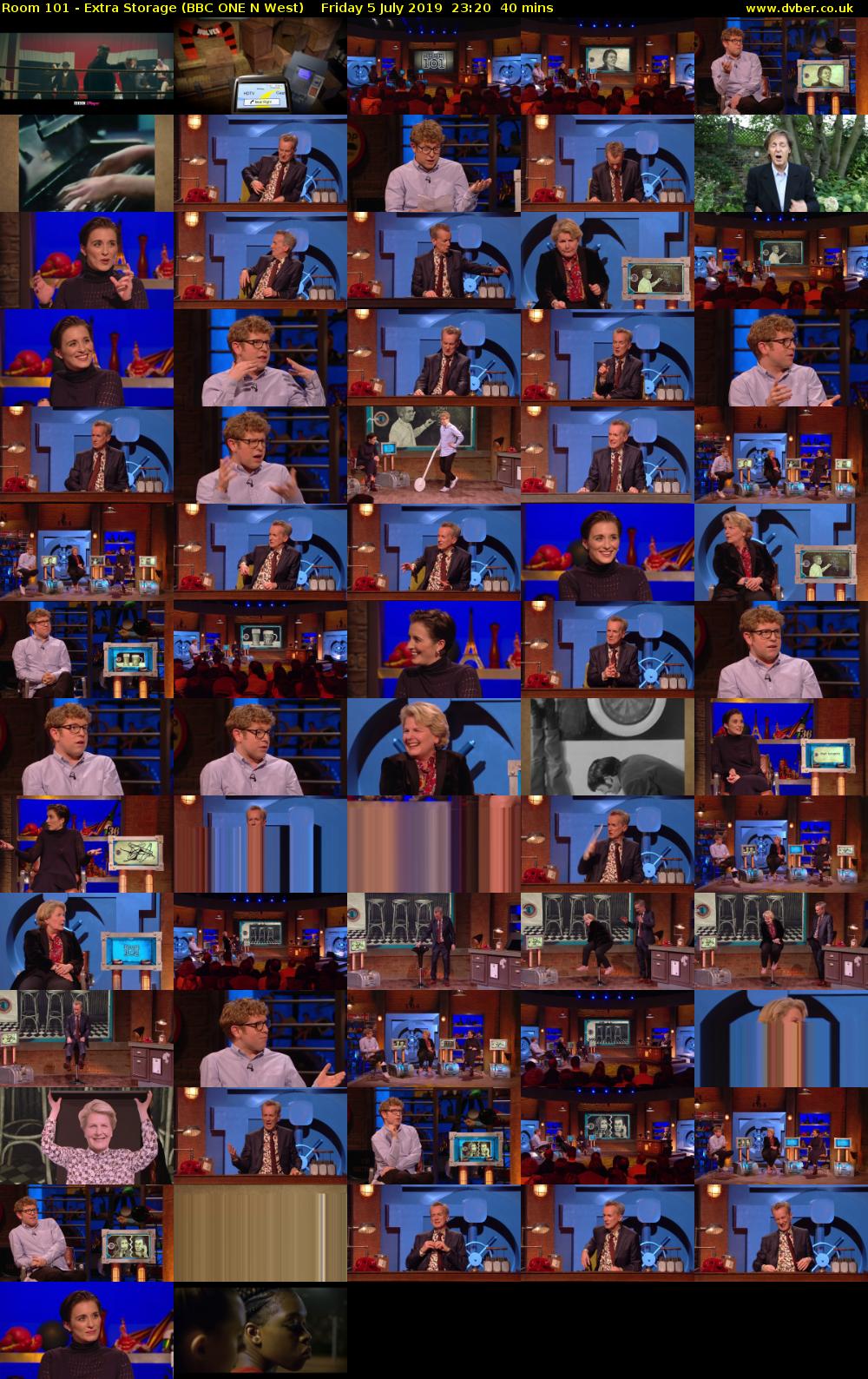 Room 101 - Extra Storage (BBC ONE N West) Friday 5 July 2019 23:20 - 00:00