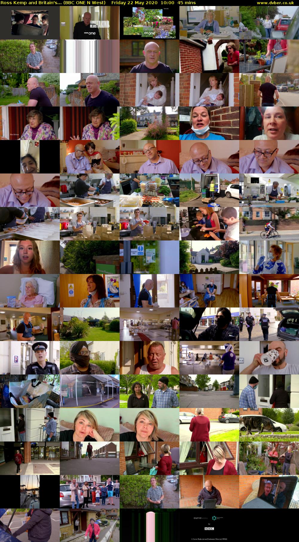 Ross Kemp and Britain's... (BBC ONE N West) Friday 22 May 2020 10:00 - 10:45