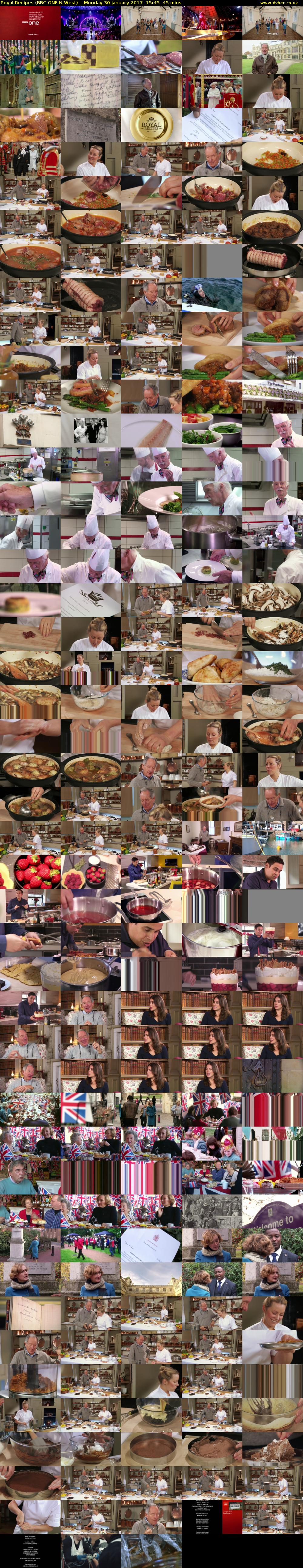 Royal Recipes (BBC ONE N West) Monday 30 January 2017 15:45 - 16:30