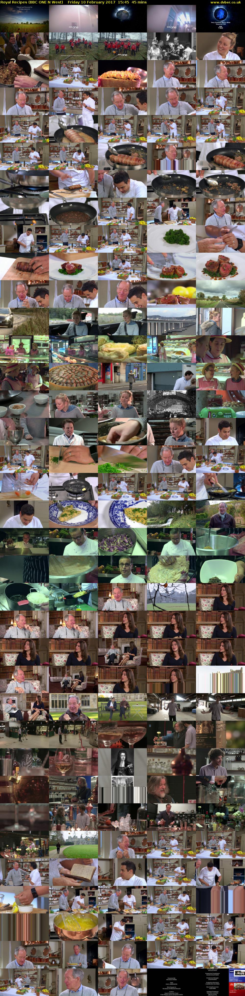 Royal Recipes (BBC ONE N West) Friday 10 February 2017 15:45 - 16:30