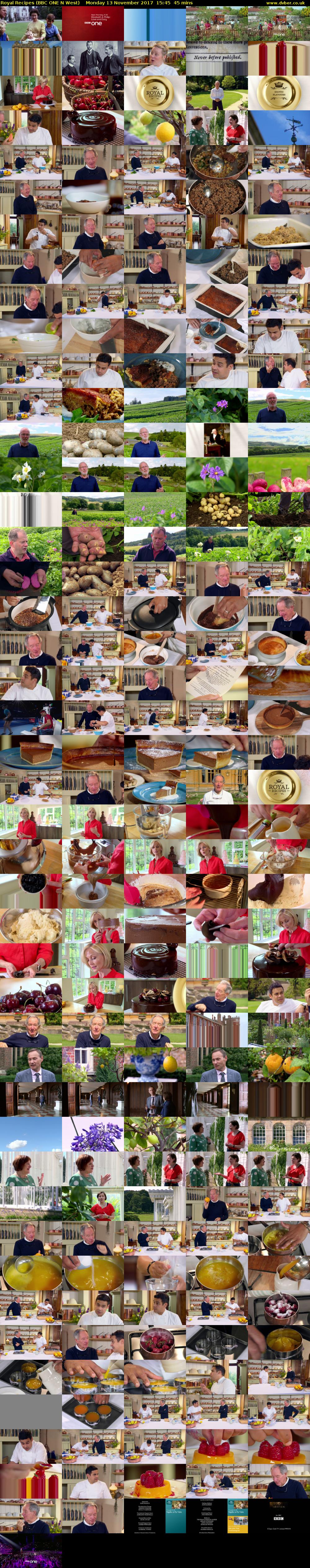 Royal Recipes (BBC ONE N West) Monday 13 November 2017 15:45 - 16:30