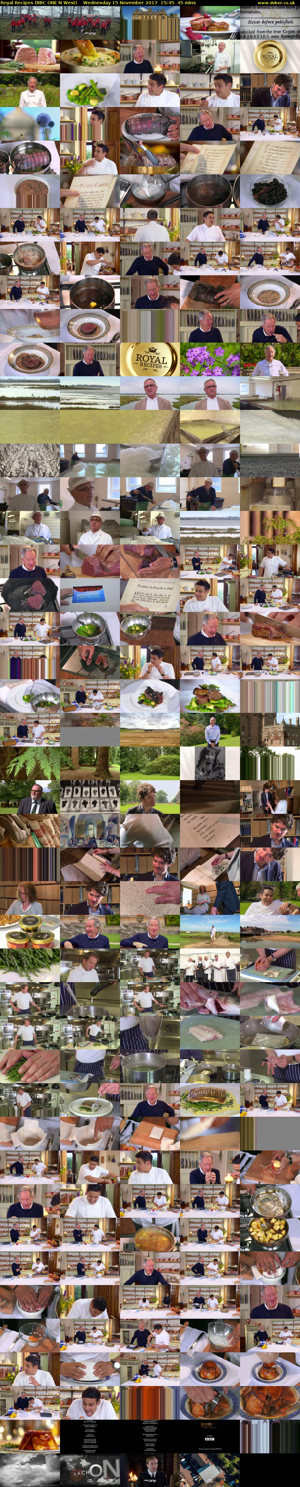 Royal Recipes (BBC ONE N West) Wednesday 15 November 2017 15:45 - 16:30