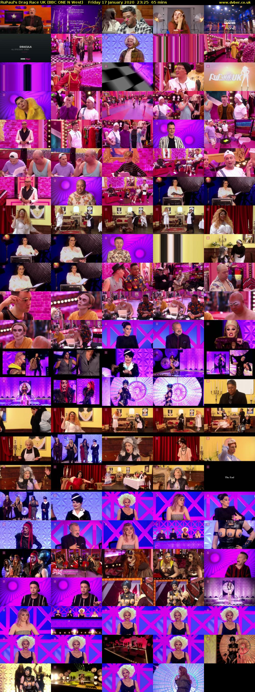 RuPaul's Drag Race UK (BBC ONE N West) Friday 17 January 2020 23:25 - 00:30