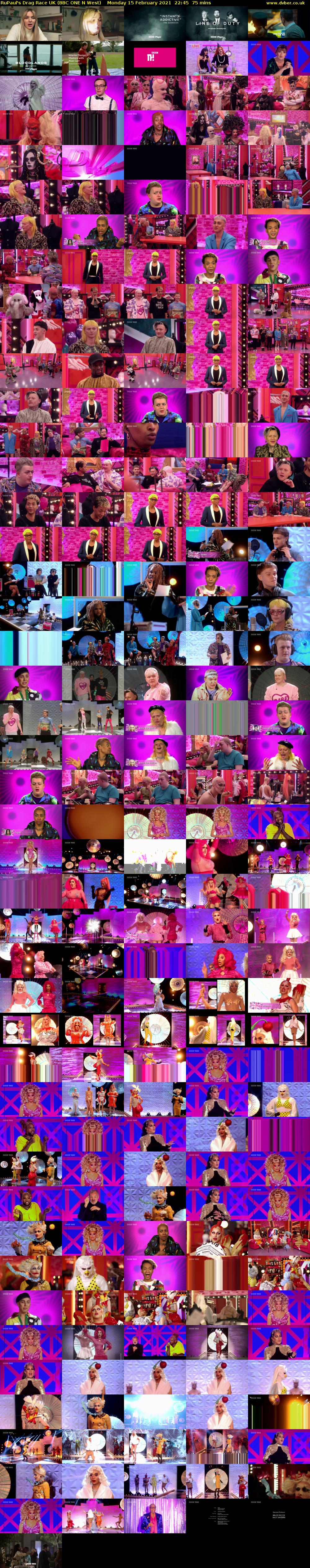 RuPaul's Drag Race UK (BBC ONE N West) Monday 15 February 2021 22:45 - 00:00