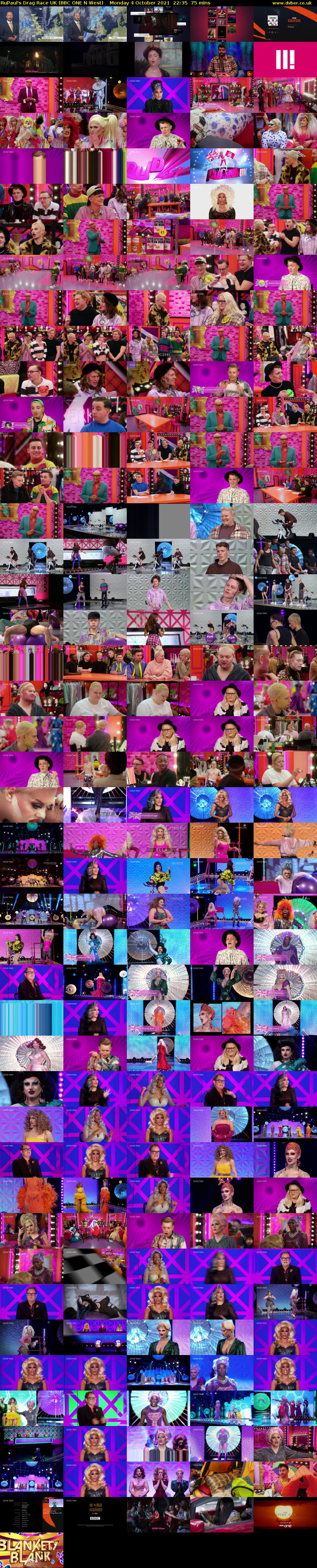 RuPaul's Drag Race UK (BBC ONE N West) Monday 4 October 2021 22:35 - 23:50