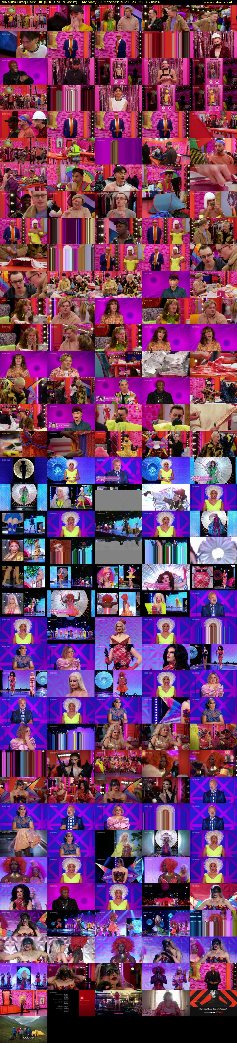 RuPaul's Drag Race UK (BBC ONE N West) Monday 11 October 2021 22:35 - 23:50