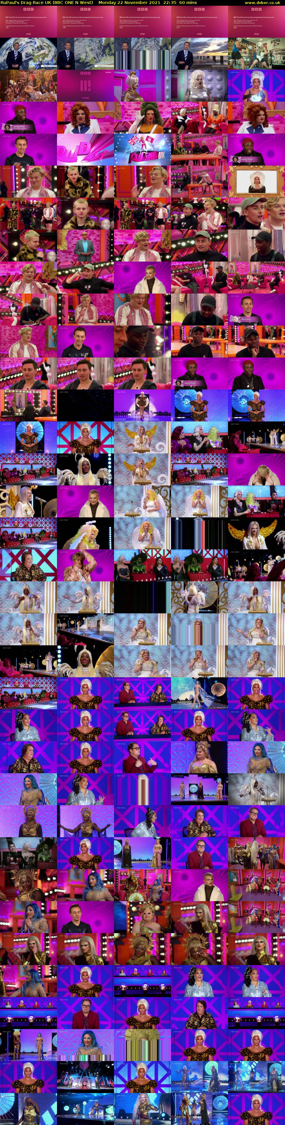 RuPaul's Drag Race UK (BBC ONE N West) Monday 22 November 2021 22:35 - 23:35