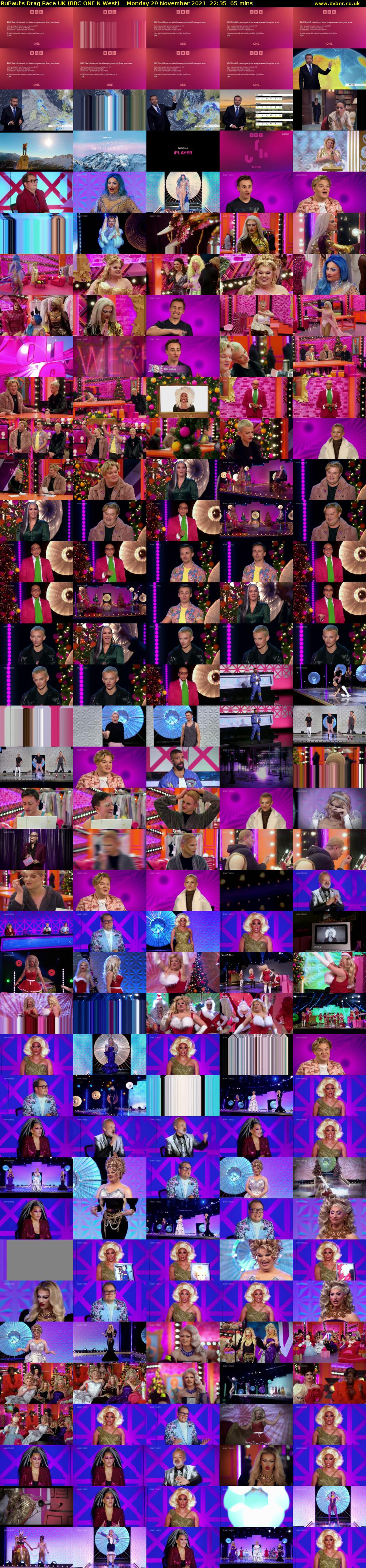 RuPaul's Drag Race UK (BBC ONE N West) Monday 29 November 2021 22:35 - 23:40
