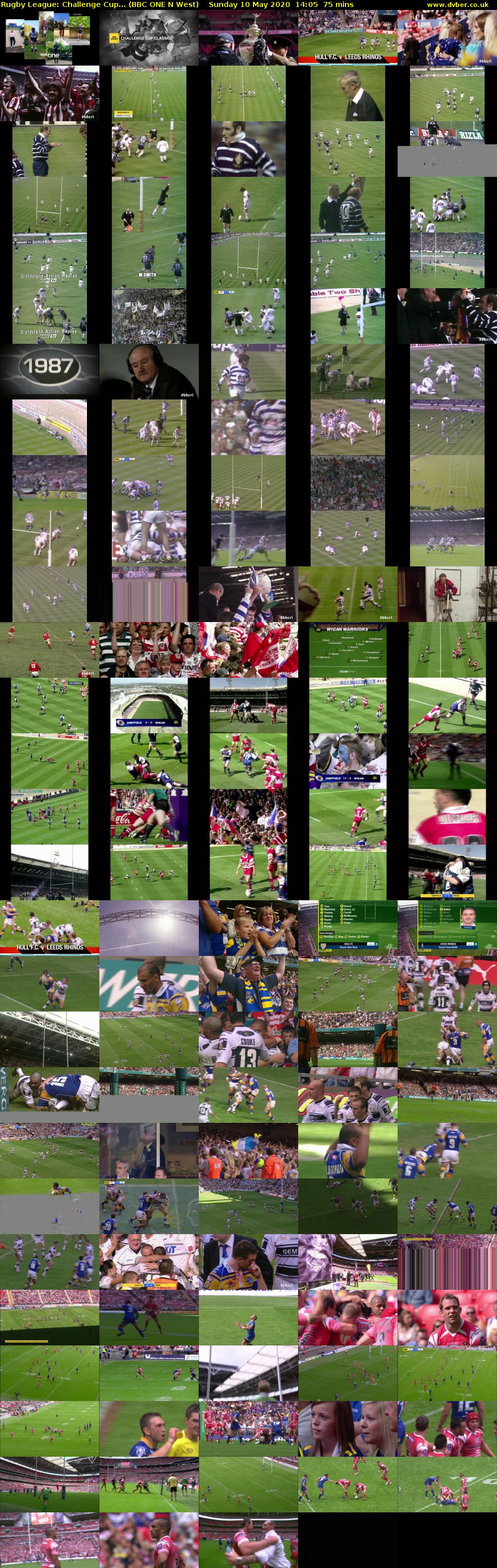 Rugby League: Challenge Cup... (BBC ONE N West) Sunday 10 May 2020 14:05 - 15:20