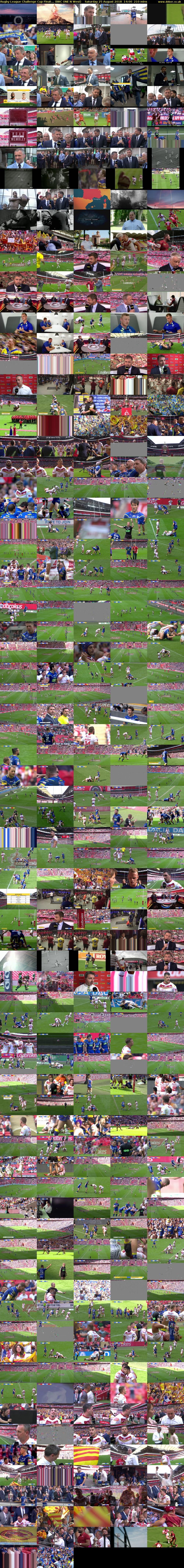 Rugby League Challenge Cup Final:... (BBC ONE N West) Saturday 25 August 2018 14:00 - 17:30