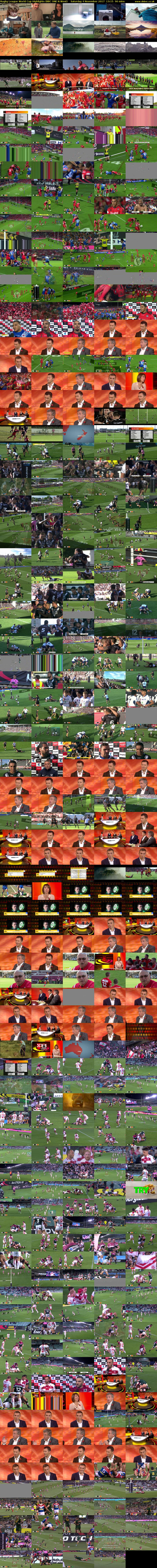 Rugby League World Cup Highlights (BBC ONE N West) Saturday 4 November 2017 13:15 - 14:45