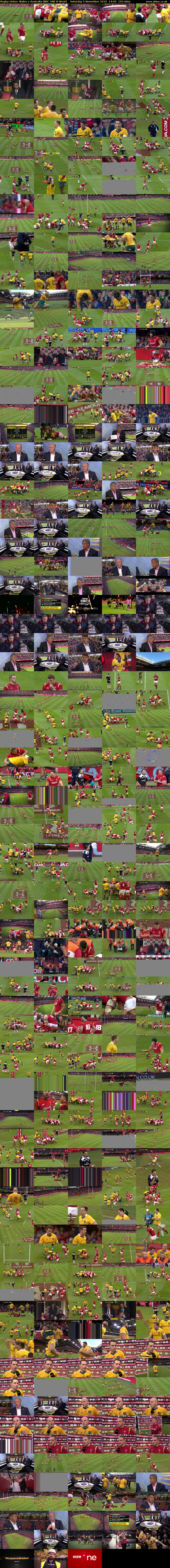 Rugby Union: Wales v Australia (BBC ONE N West) Saturday 5 November 2016 14:00 - 16:30