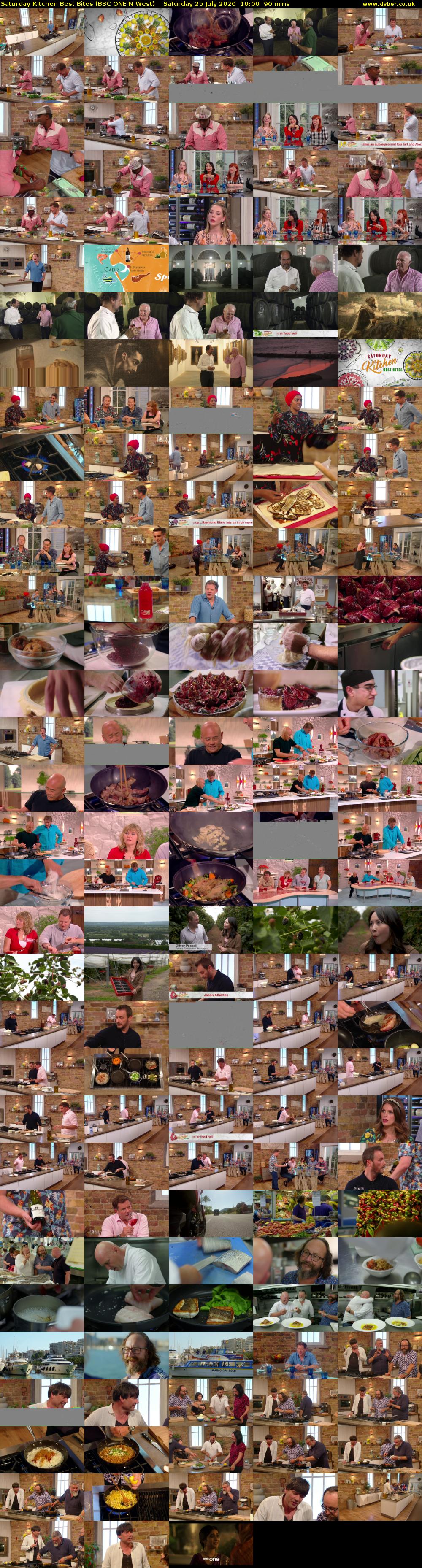 Saturday Kitchen Best Bites (BBC ONE N West) Saturday 25 July 2020 10:00 - 11:30