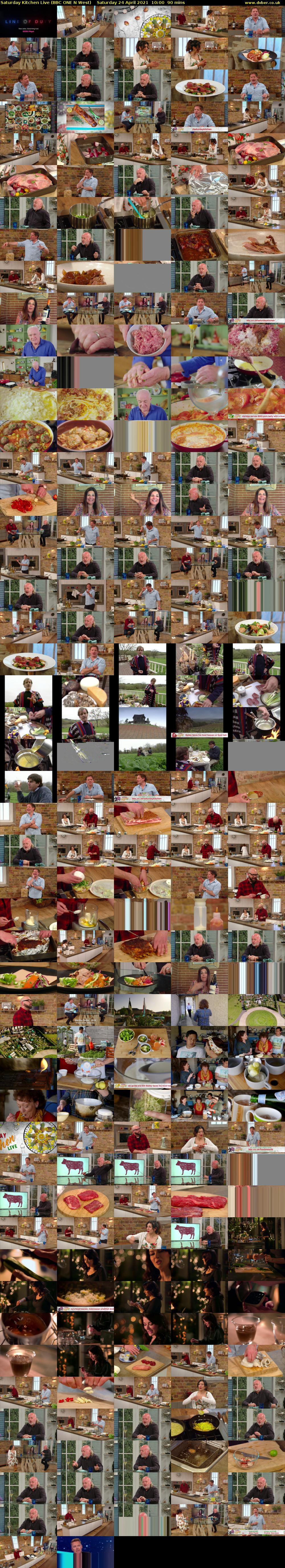 Saturday Kitchen Live (BBC ONE N West) Saturday 24 April 2021 10:00 - 11:30