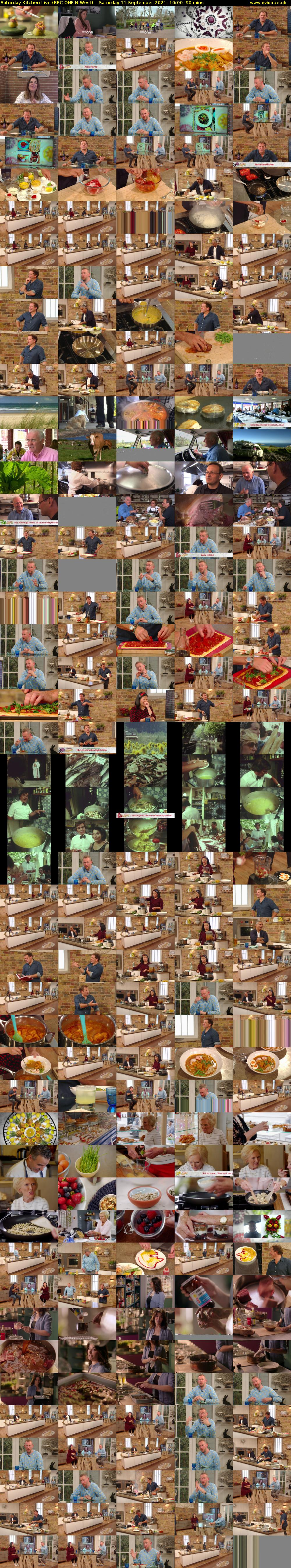 Saturday Kitchen Live (BBC ONE N West) Saturday 11 September 2021 10:00 - 11:30