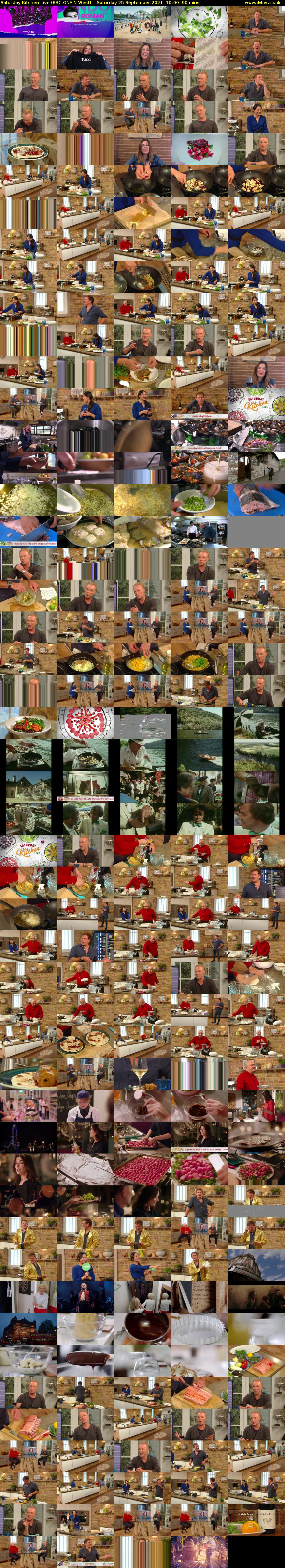 Saturday Kitchen Live (BBC ONE N West) Saturday 25 September 2021 10:00 - 11:30
